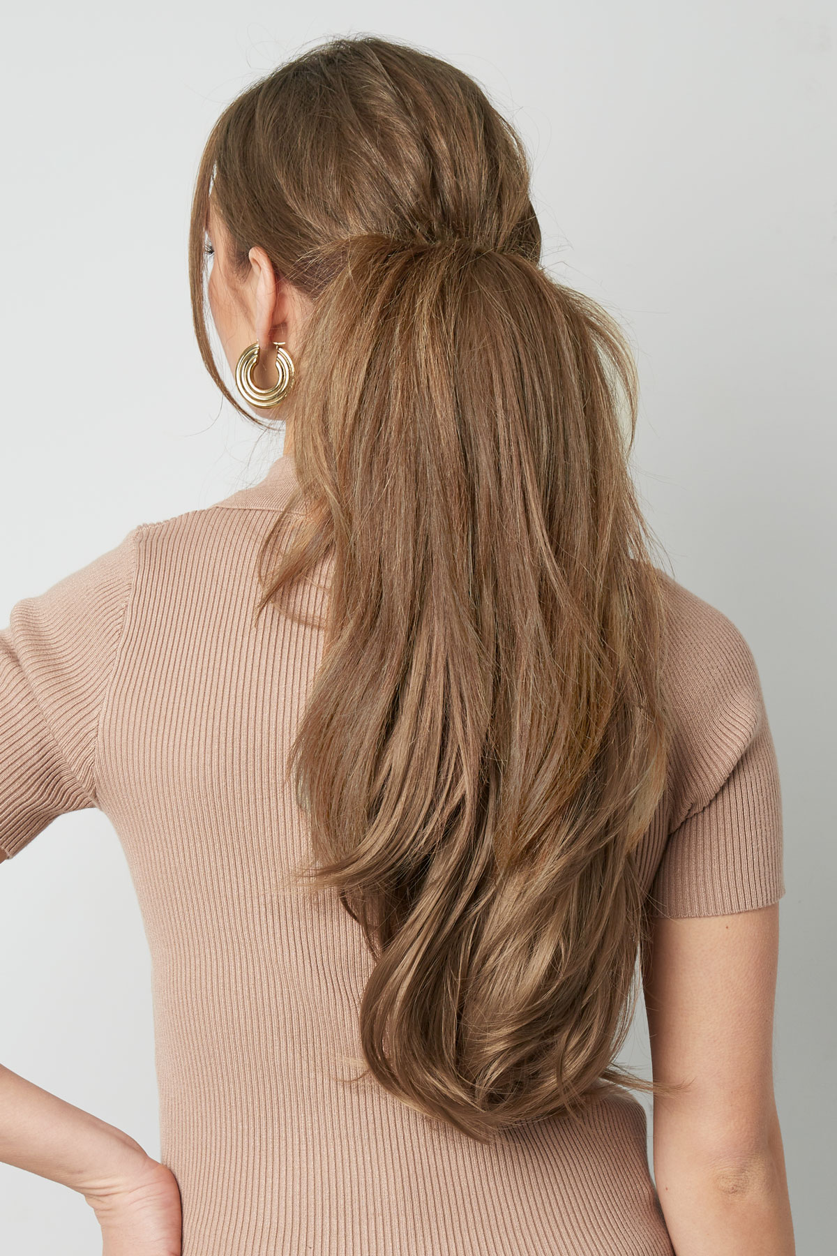 Ponytail light blow - golden brown Picture5